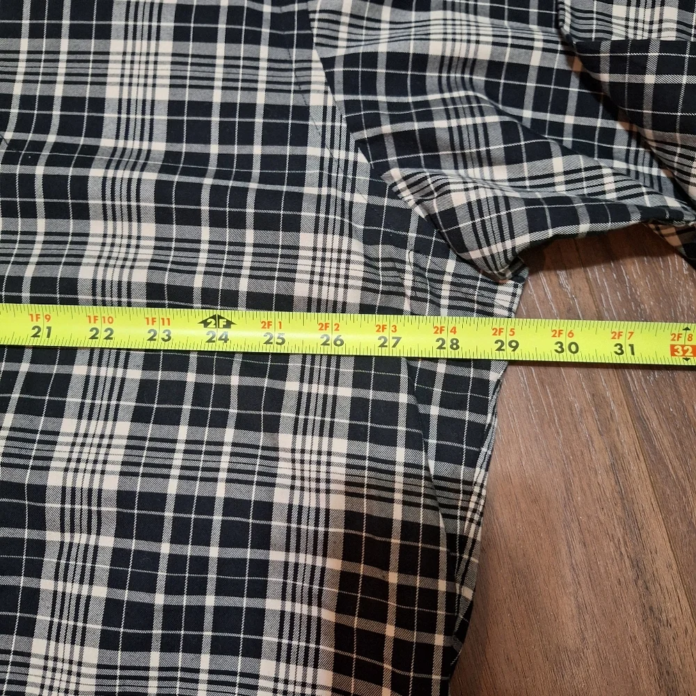 Ralph Lauren Mens‎ Blake Plaid Black Beige Size XL Long Sleeve Button Down Shirt - Picture 6 of 6